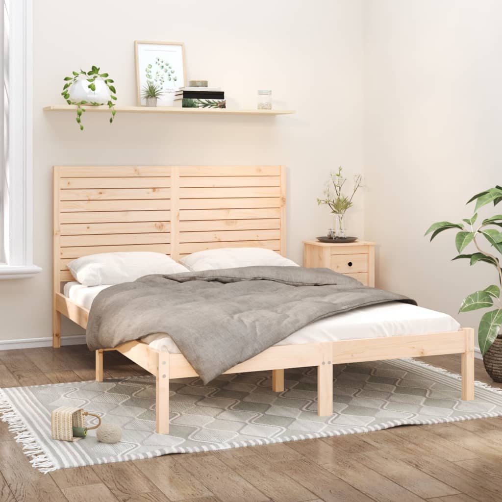 vidaXL Cadre de lit massif hout 75x190 cm