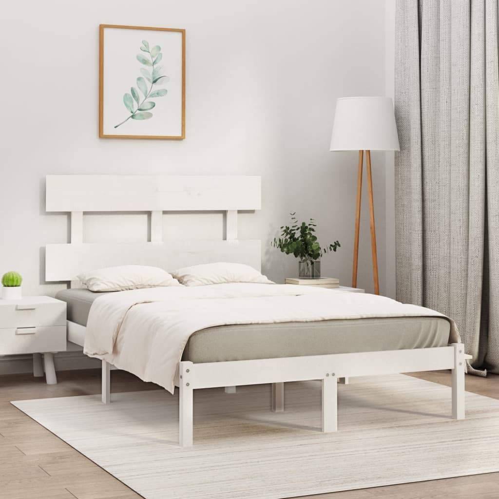 vidaXL Bedframe massief hout 75x190 cm