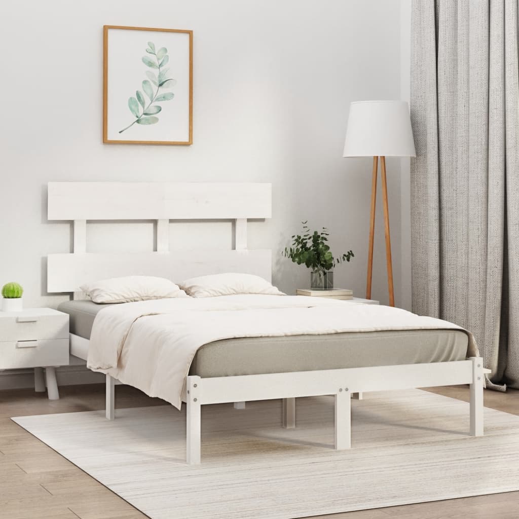 vidaXL Bedframe massief hout 75x190 cm
