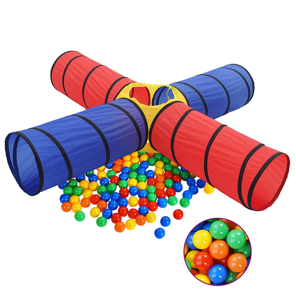 vidaXL Tunnel pour enfants avec 250 balles en plastique