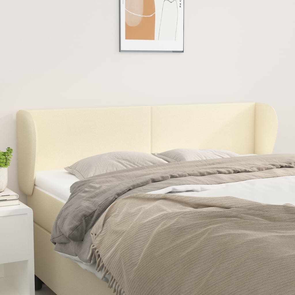 vidaXL Headboard with Edges 83x23x78/88 cm Faux Leather Black