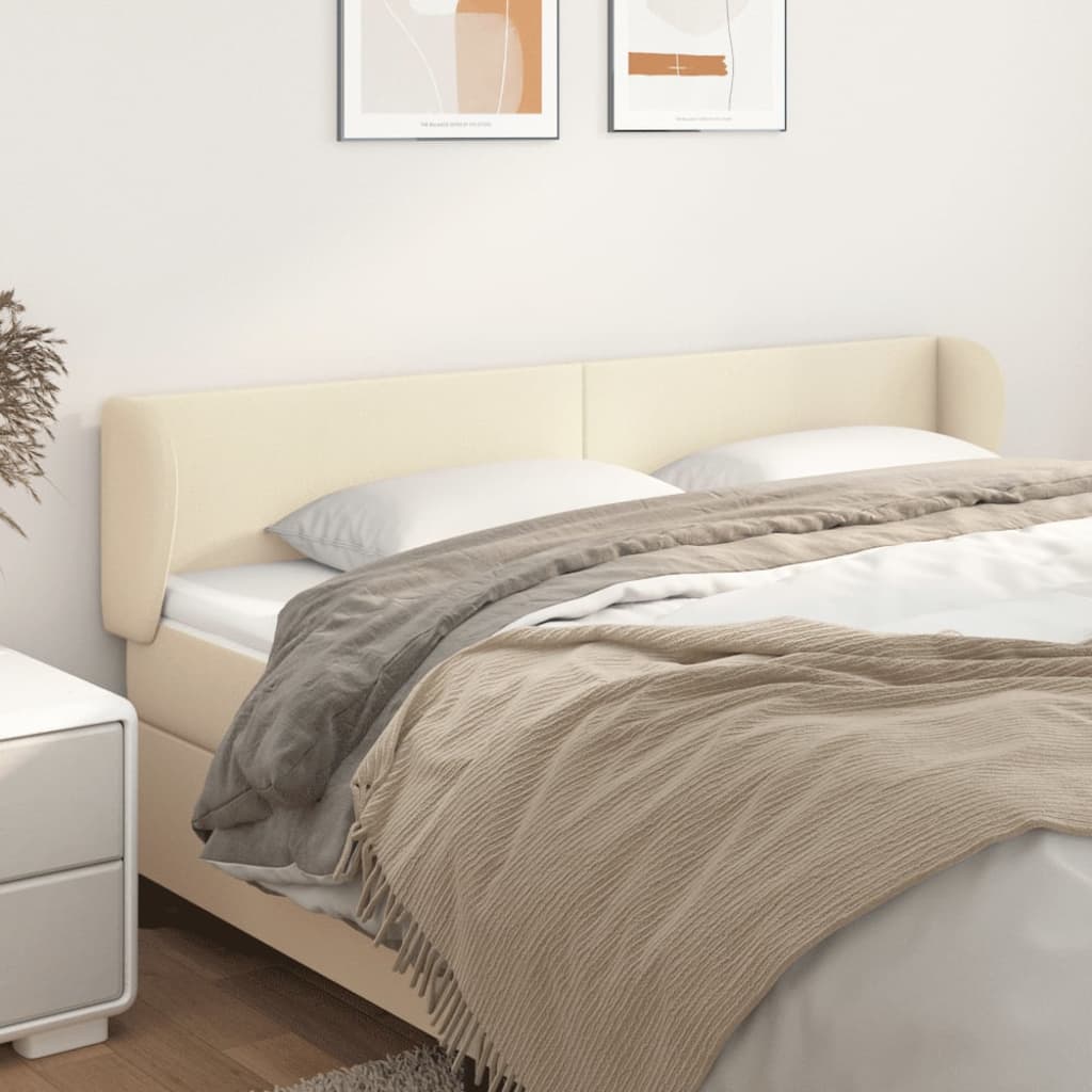 vidaXL Headboard with Edges 83x23x78/88 cm Faux Leather Black