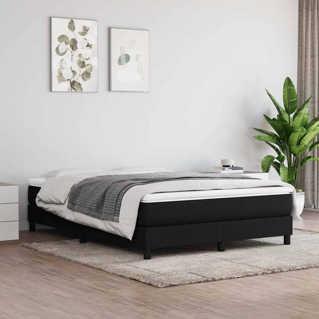 vidaXL Boxspring bed 80x200 cm stof lichtgrijs