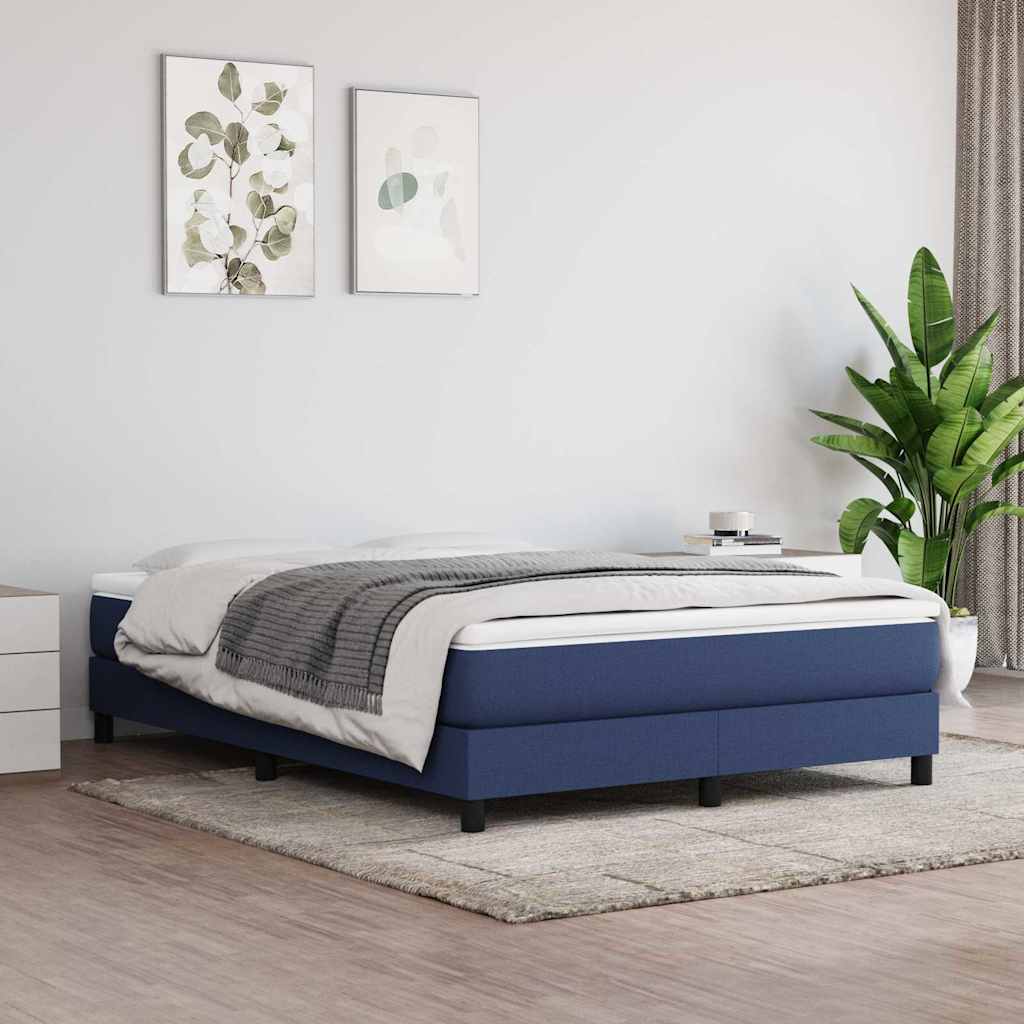 vidaXL Boxspring bed 80x200 cm stof lichtgrijs