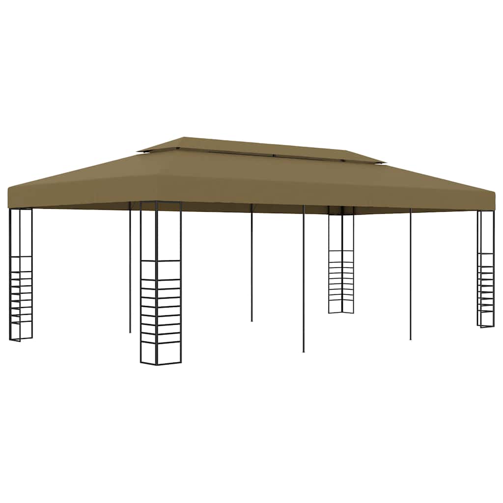 vidaXL Prieel 180 g/m² 3x4 m taupe