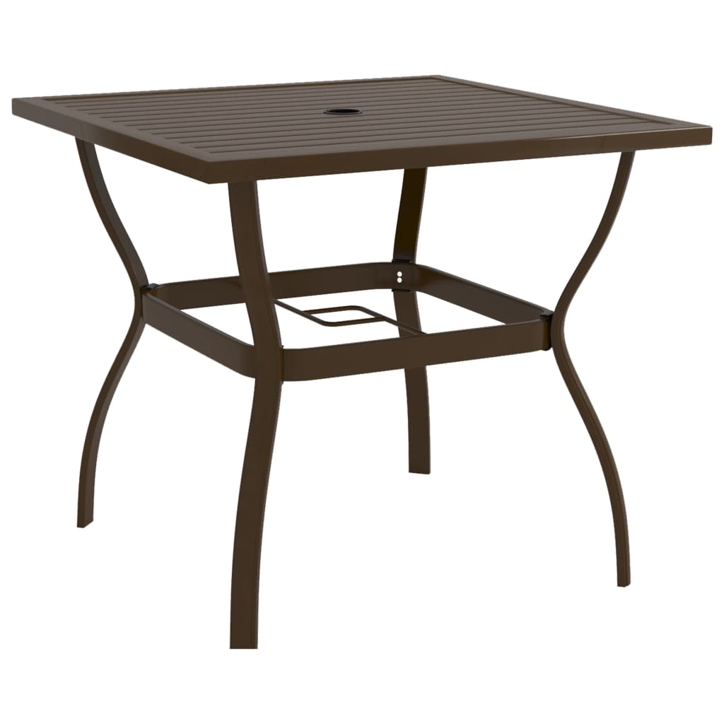 vidaXL Garden Table 81.5x81.5x72 cm Steel Anthracite