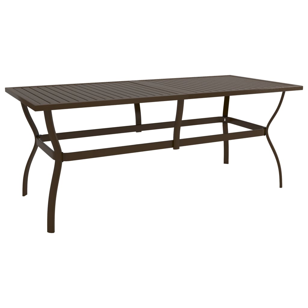 vidaXL Garden Table 81.5x81.5x72 cm Steel Anthracite