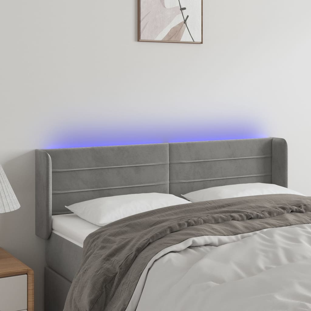 vidaXL Panneau de porte LED 83x16x78/88 cm poignées d'éclairage
