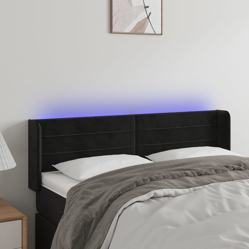 vidaXL Panneau de porte LED 83x16x78/88 cm poignées d'éclairage