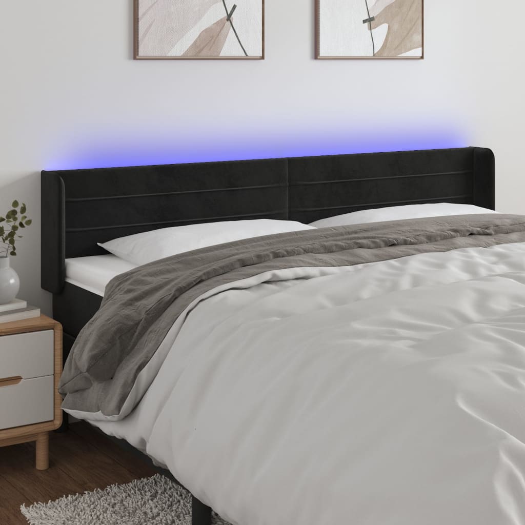 vidaXL Panneau de porte LED 83x16x78/88 cm poignées d'éclairage