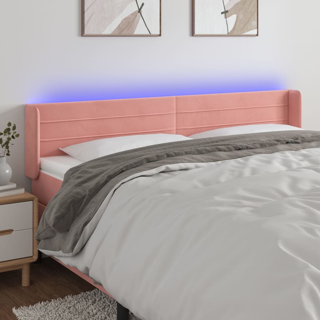 vidaXL Panneau de porte LED 83x16x78/88 cm poignées d'éclairage