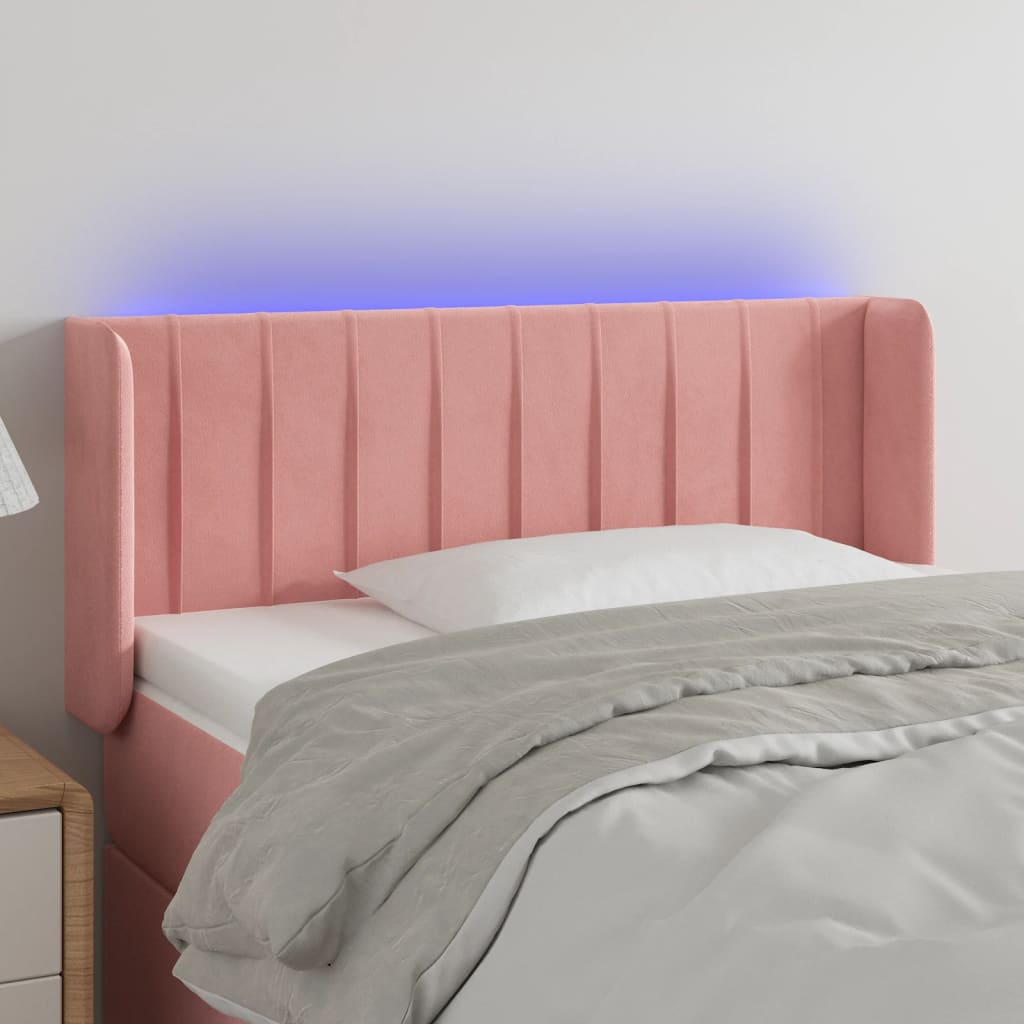 vidaXL Panneau de porte LED 83x16x78/88 cm poignées d'éclairage