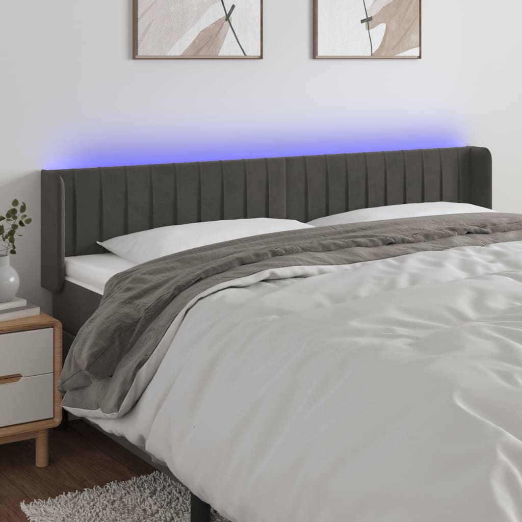 vidaXL Panneau de porte LED 83x16x78/88 cm poignées d'éclairage