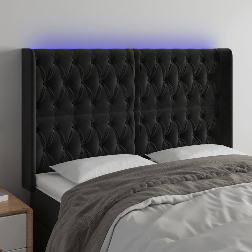 vidaXL Panneau de porte LED 83x16x78/88 cm poignées d'éclairage