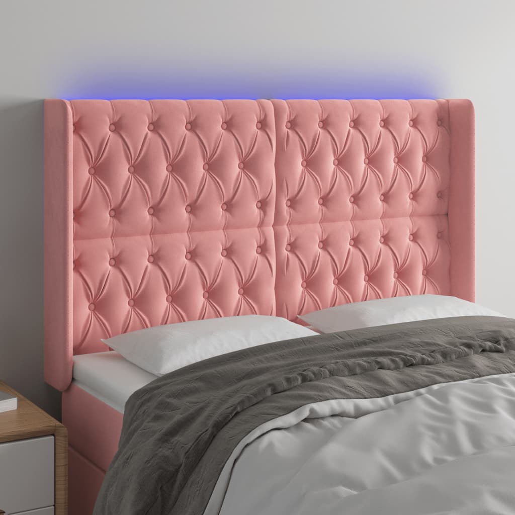 vidaXL Panneau de porte LED 83x16x78/88 cm poignées d'éclairage