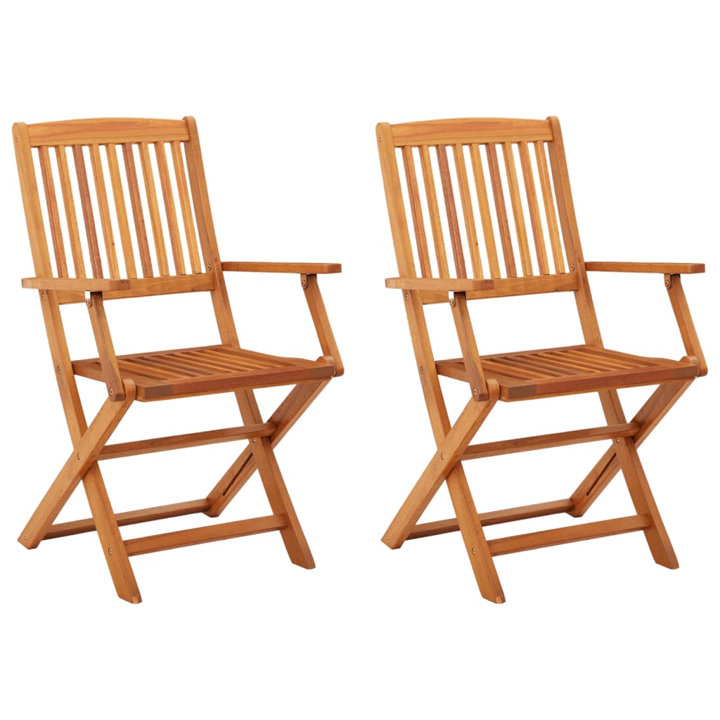 vidaXL Tuinstoelen 6 st inklapbaar massief eucalyptushout