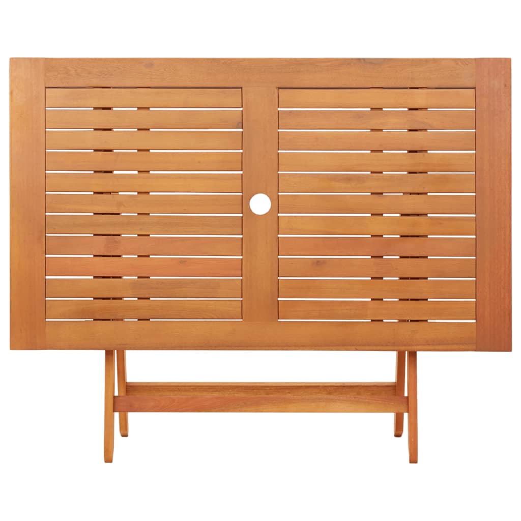 vidaXL Tuintafel inklapbaar 160x85x75 cm massief eucalyptushout