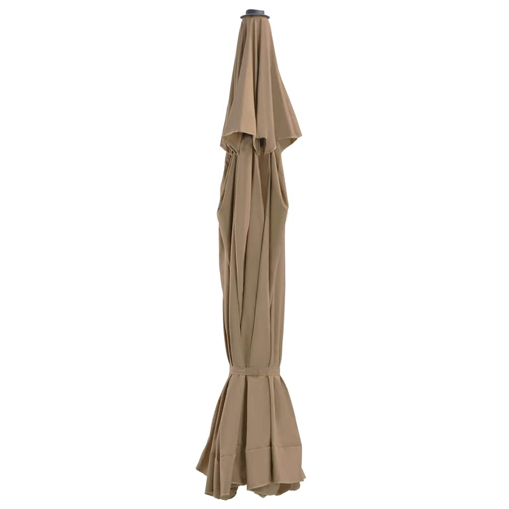 vidaXL Vervangingsdoek voor parasol 515 cm zandkleurig