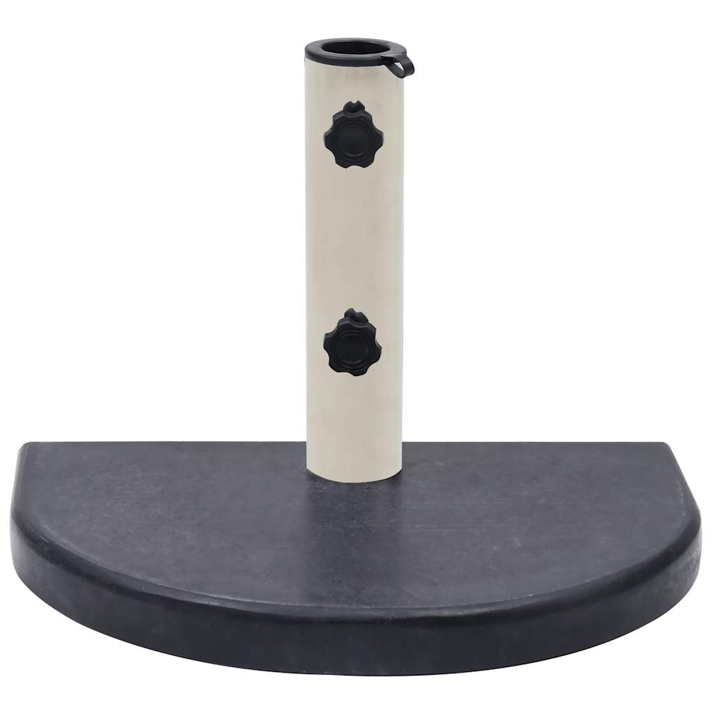 vidaXL Parasolvoet 40x28x4 cm graniet zwart