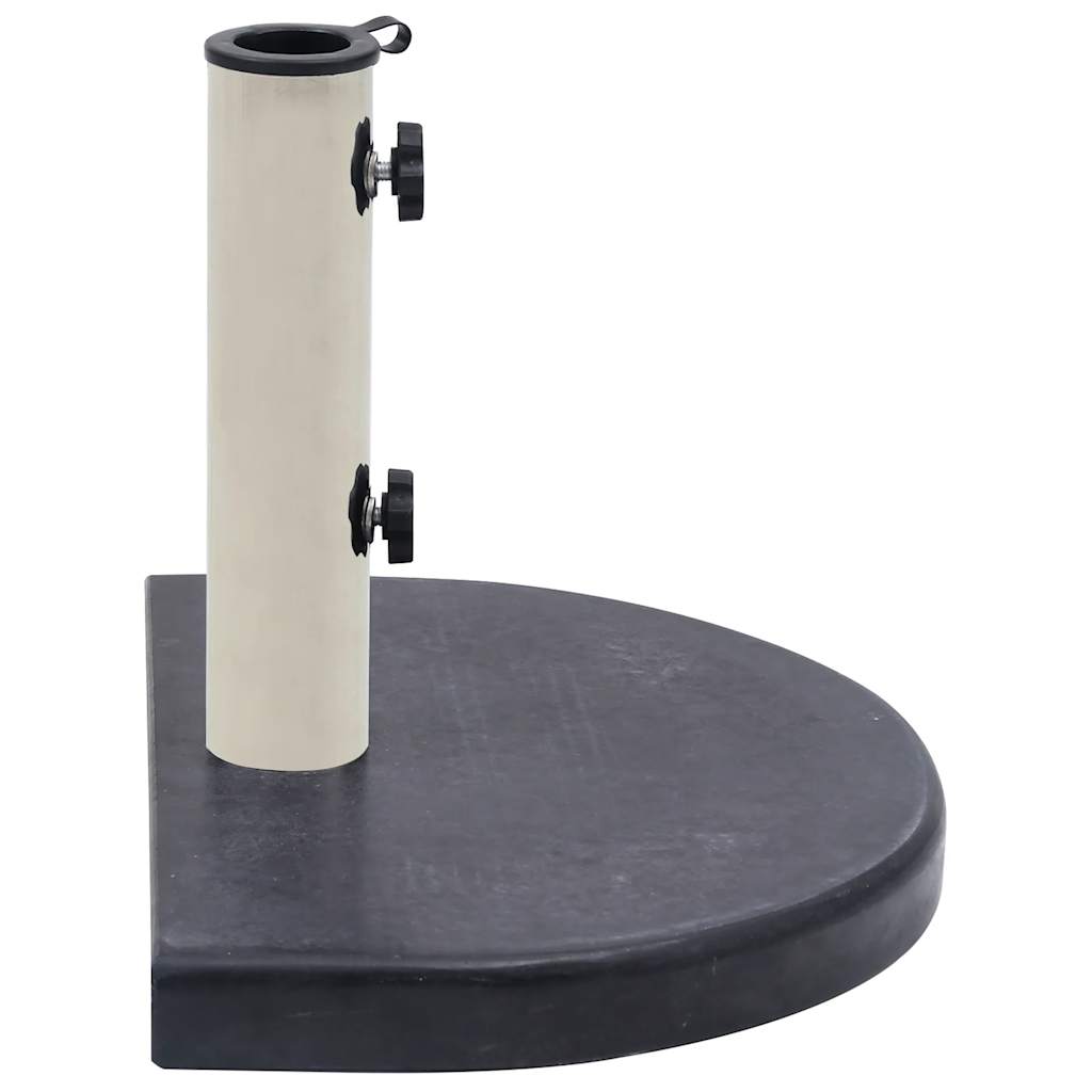 vidaXL Parasolvoet 40x28x4 cm graniet zwart