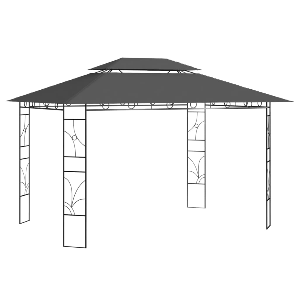 vidaXL Prieel 160 g/m² 4x3x2,7 m crèmekleurig
