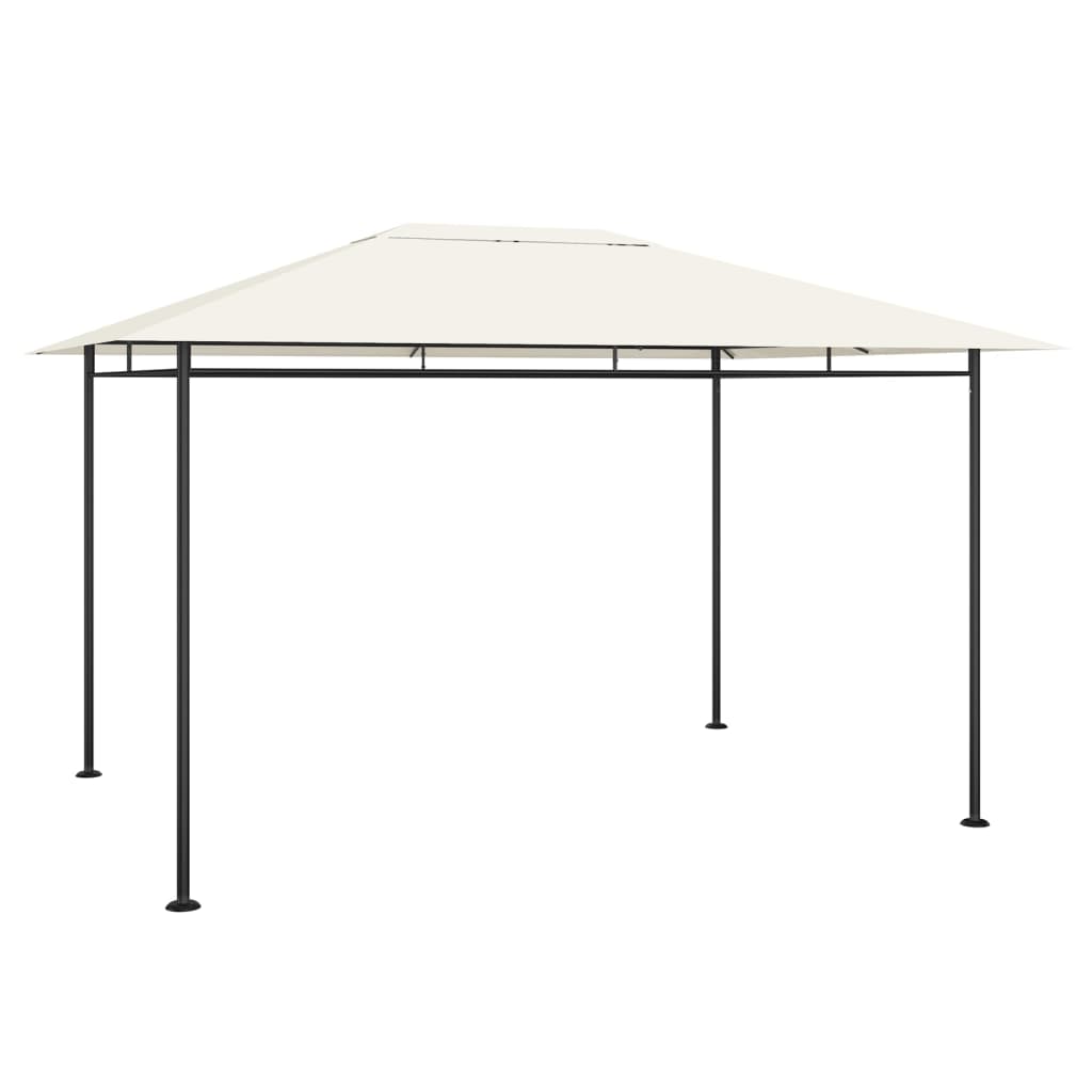 vidaXL Prieel 180 g/m² 384x281x270 cm crèmekleurig