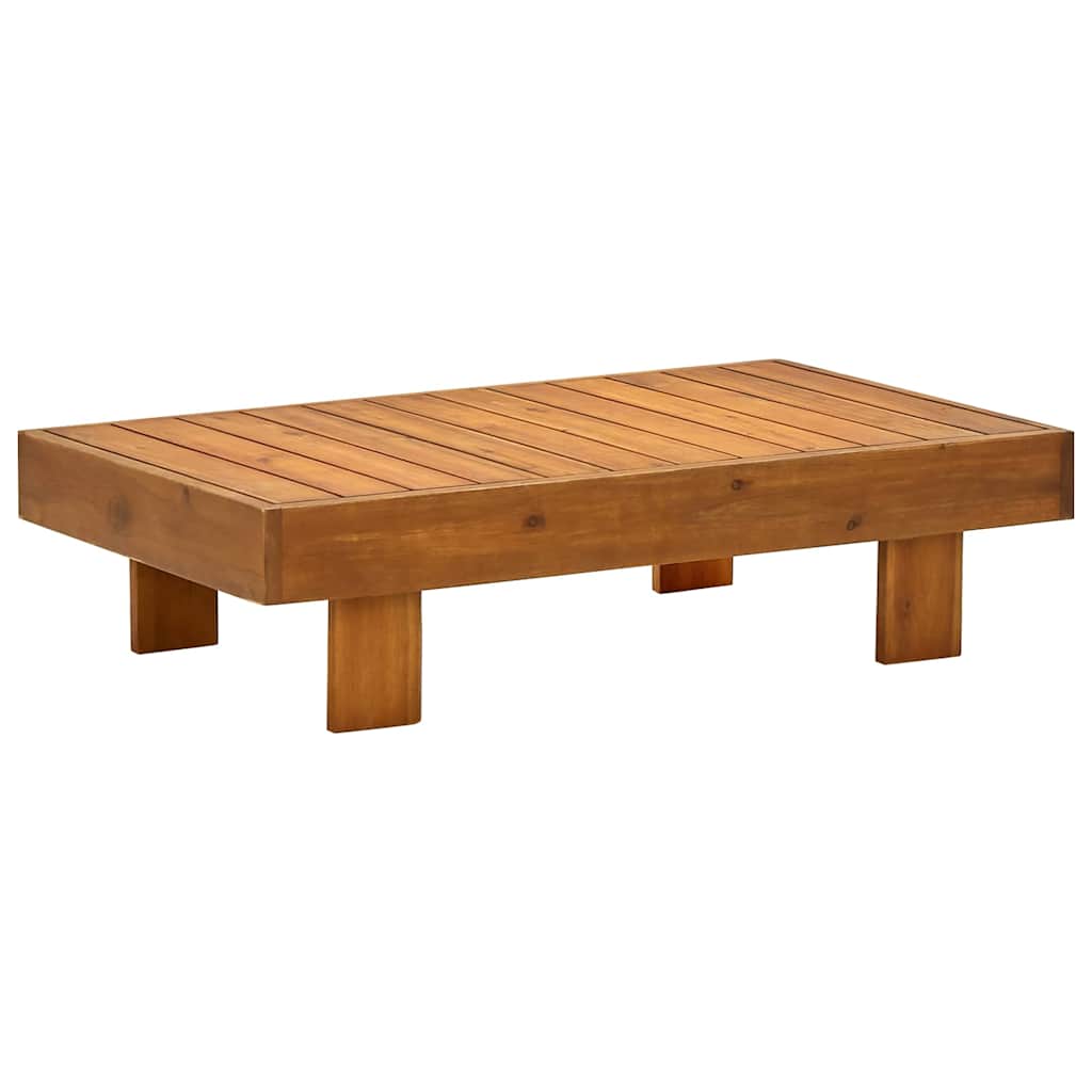 vidaXL 4-delige Loungeset met kussens massief acaciahout grijs