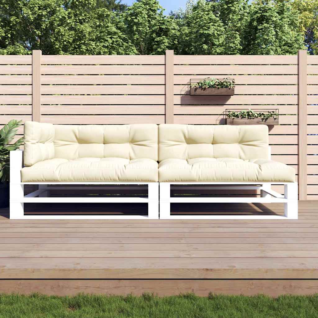 vidaXL Pallet Cushions 5 pcs fabric anthracite