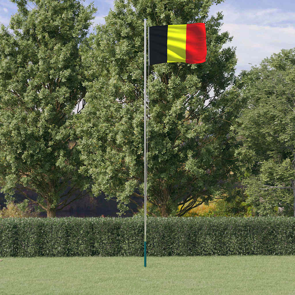 vidaXL Sectional Flagpole 6.08 m Aluminium Silver