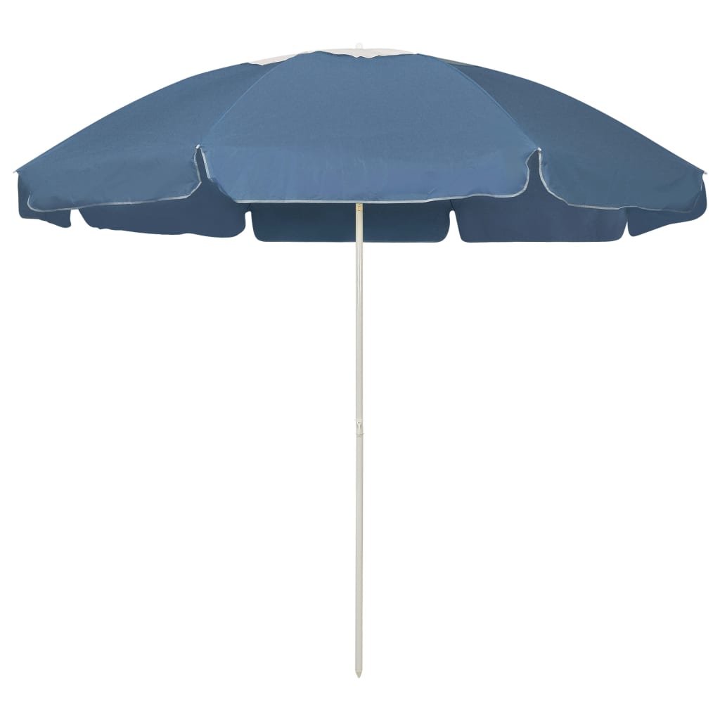 vidaXL Strandparasol 240 cm zandgeel