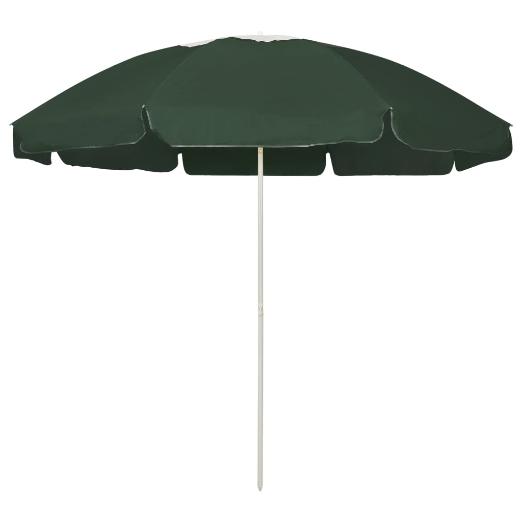 vidaXL Strandparasol 240 cm zandgeel