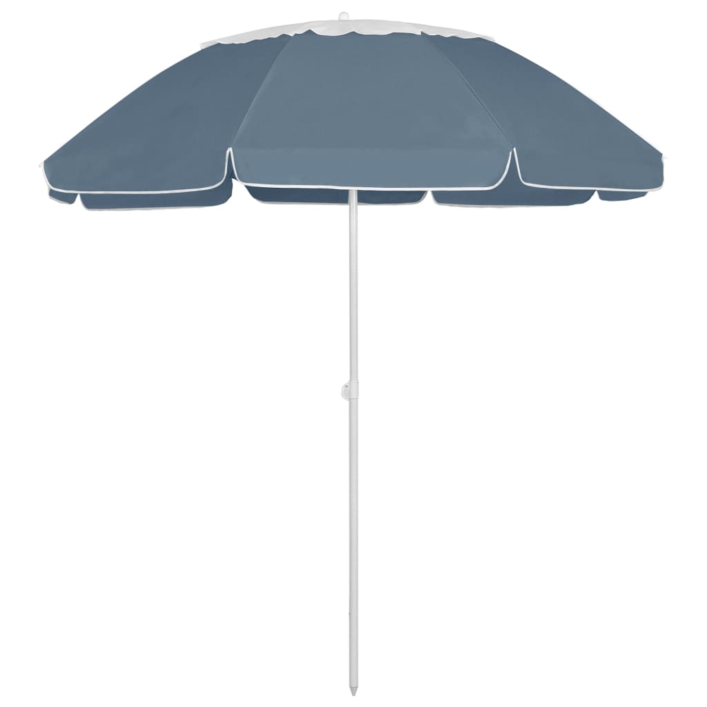 vidaXL Strandparasol 240 cm zandgeel