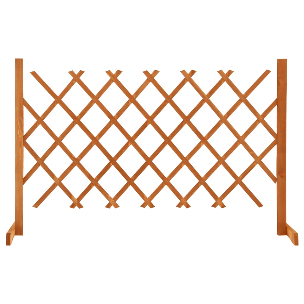 vidaXL Usine de jardin 120x60 cm massif vurenhout orange