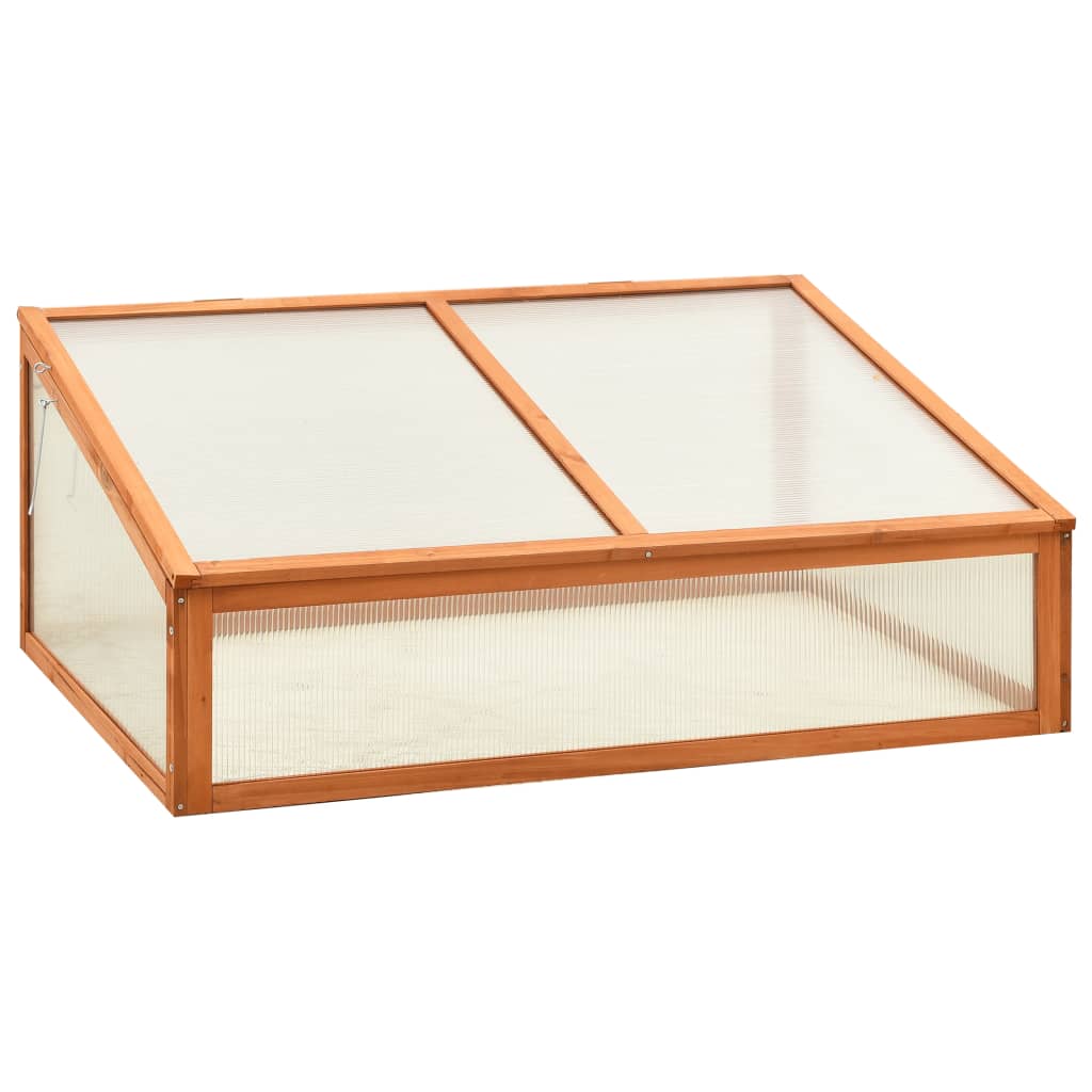 vidaXL Broeikas 100x65x40 cm vurenhout