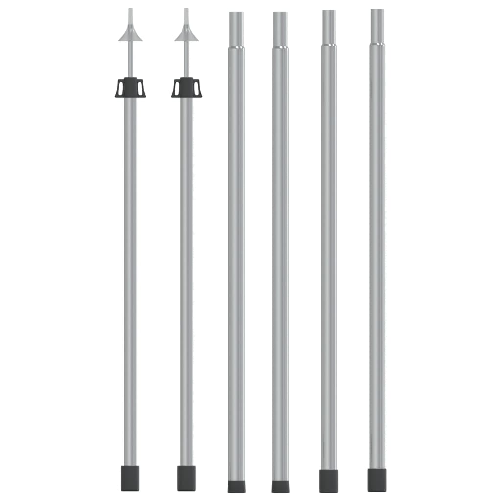 vidaXL Luifelstok telescopisch 102-260 cm aluminium