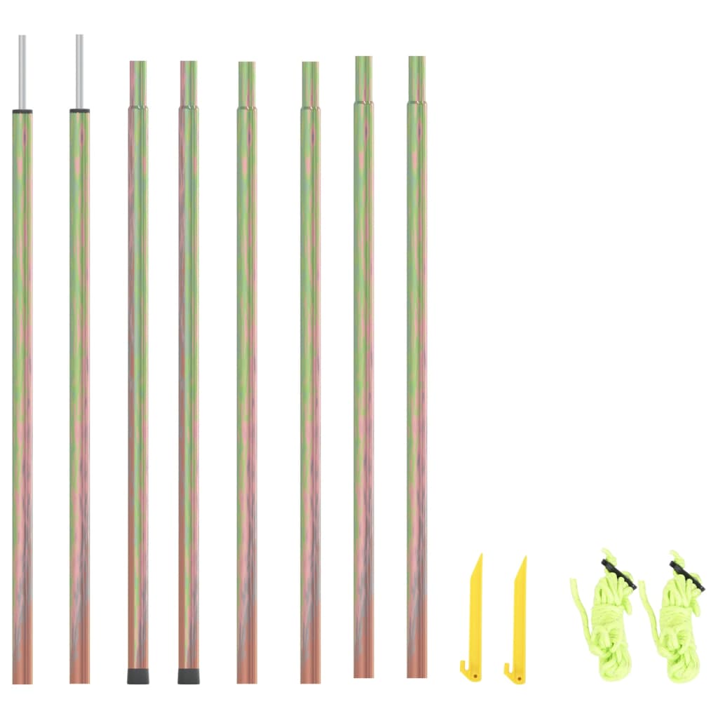vidaXL Sunshade Poles 200 cm Galvanized Steel