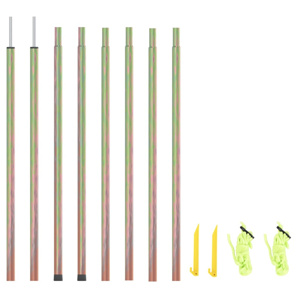 vidaXL Sunshade Poles 200 cm Galvanized Steel