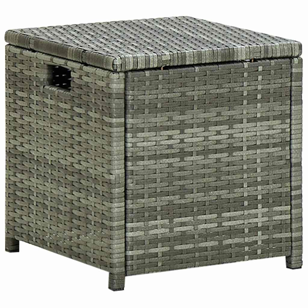 vidaXL 6-Piece Lounge Set with Cushions Poly Rattan Black