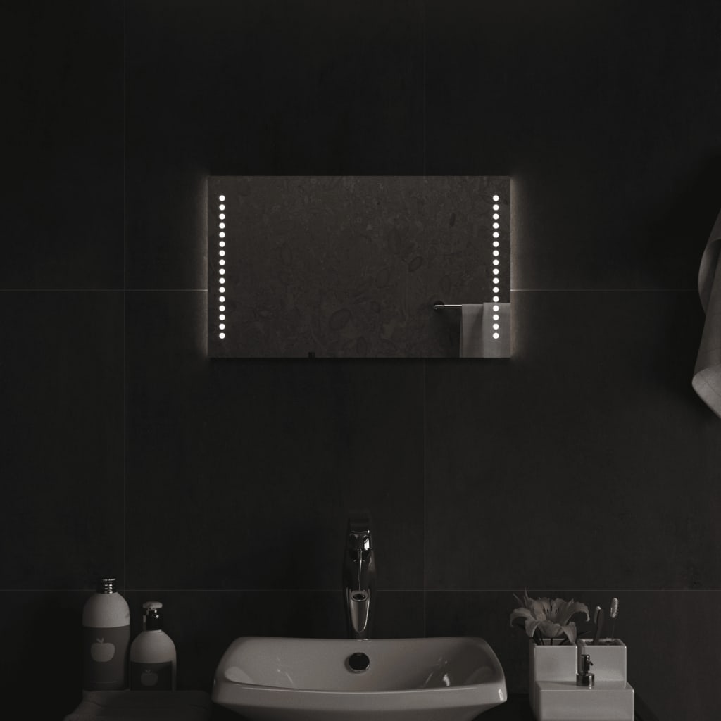 vidaXL Bathroom Mirror LED 40x20 cm