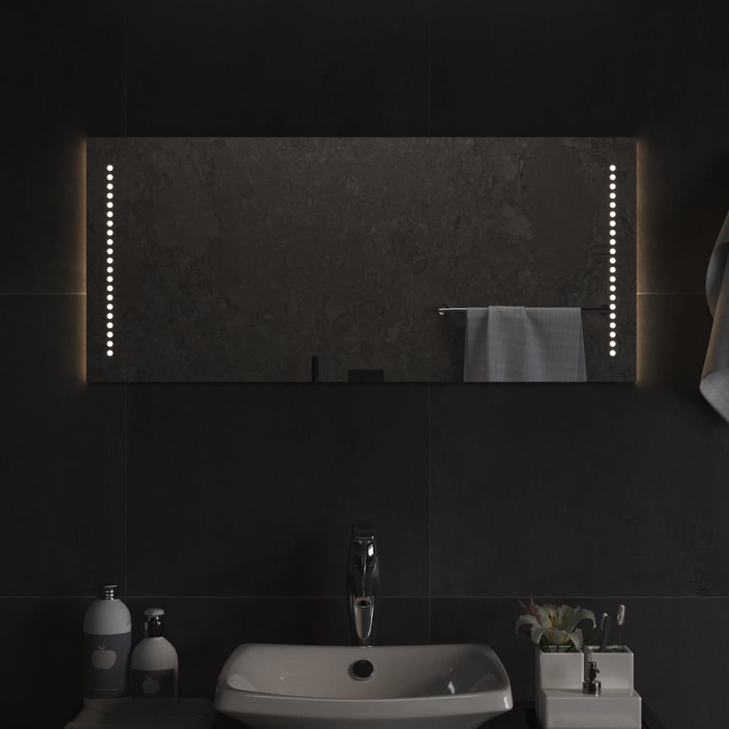 vidaXL Bathroom Mirror LED 40x20 cm