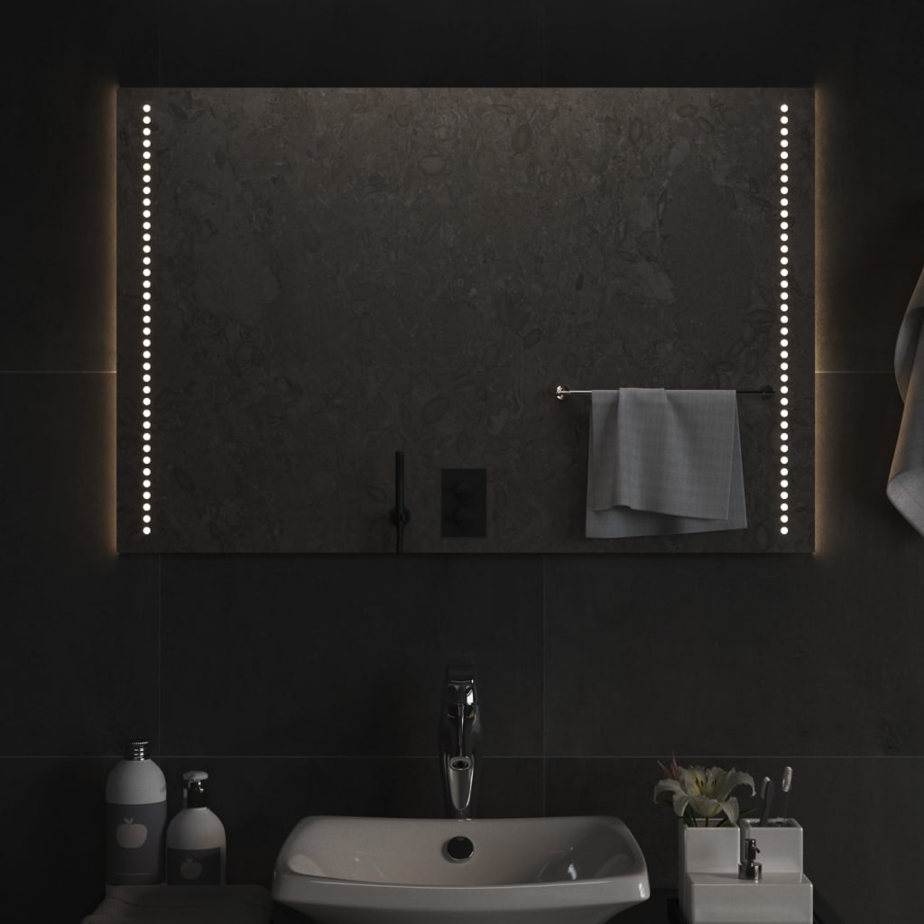 vidaXL Bathroom Mirror LED 40x20 cm
