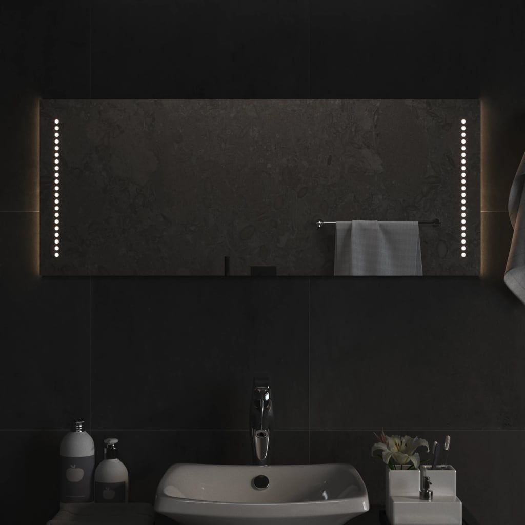 vidaXL Bathroom Mirror LED 40x20 cm