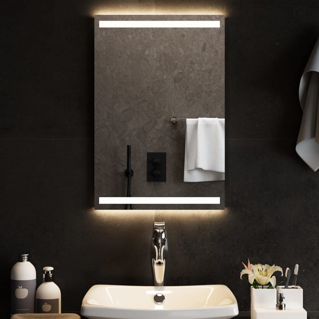 vidaXL Bathroom Mirror LED 40x20 cm