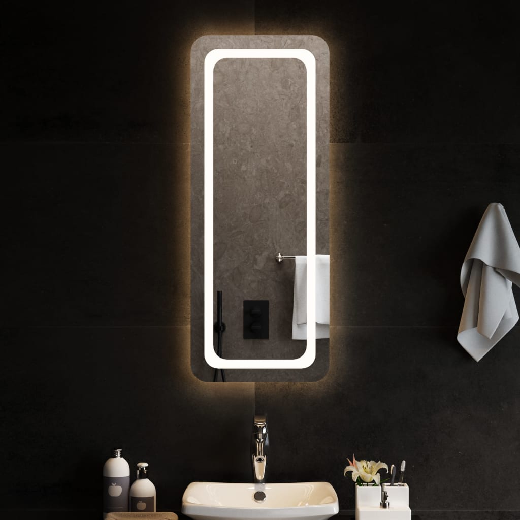 vidaXL Bathroom Mirror LED 40x20 cm
