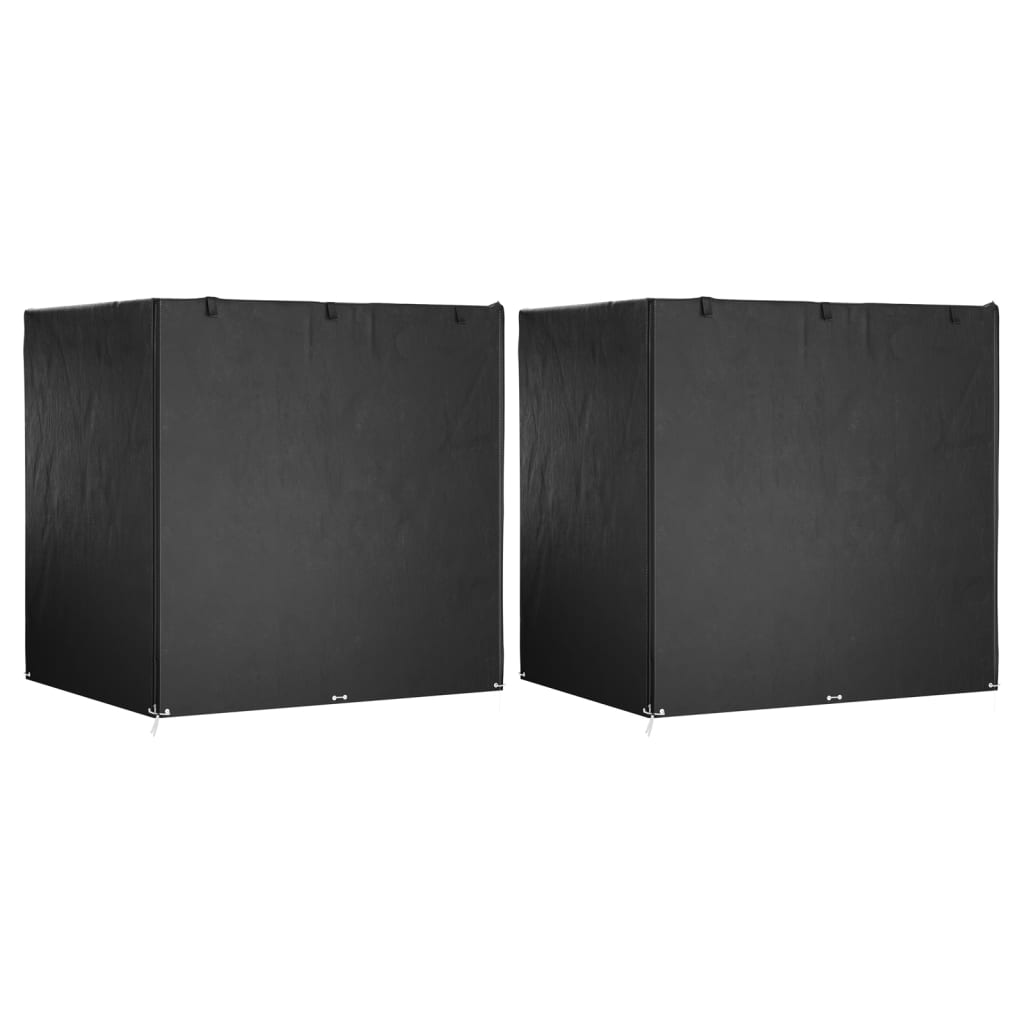 vidaXL Swing Chair Covers 2 pcs 10 eyelets 2 zippers 255x145x170 cm