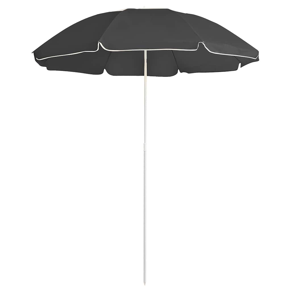 vidaXL Strandparasol 240 cm zandgeel