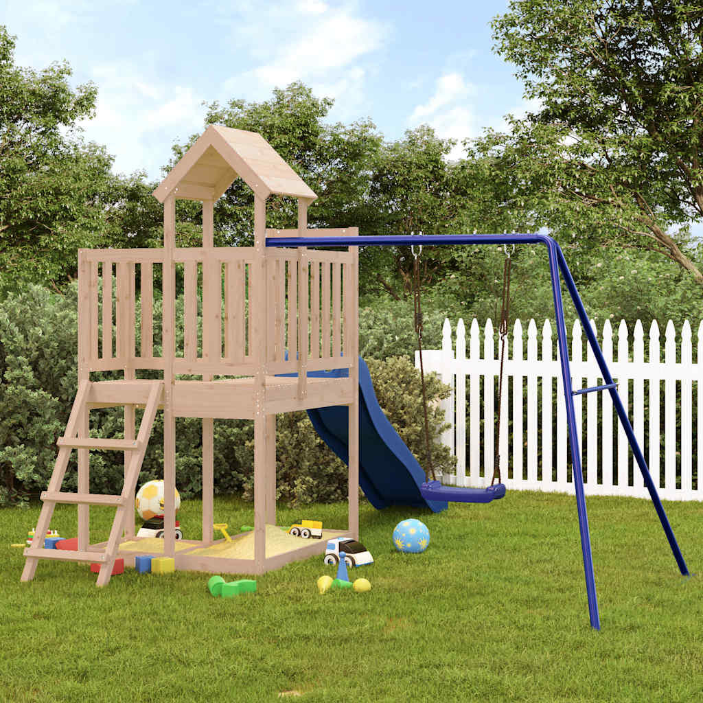 vidaXL Playhouse solid pine wood