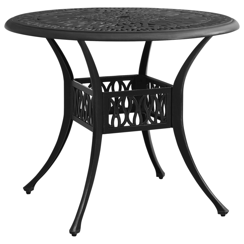 vidaXL Tuintafel 78x78x72 cm gietaluminium bronskleurig