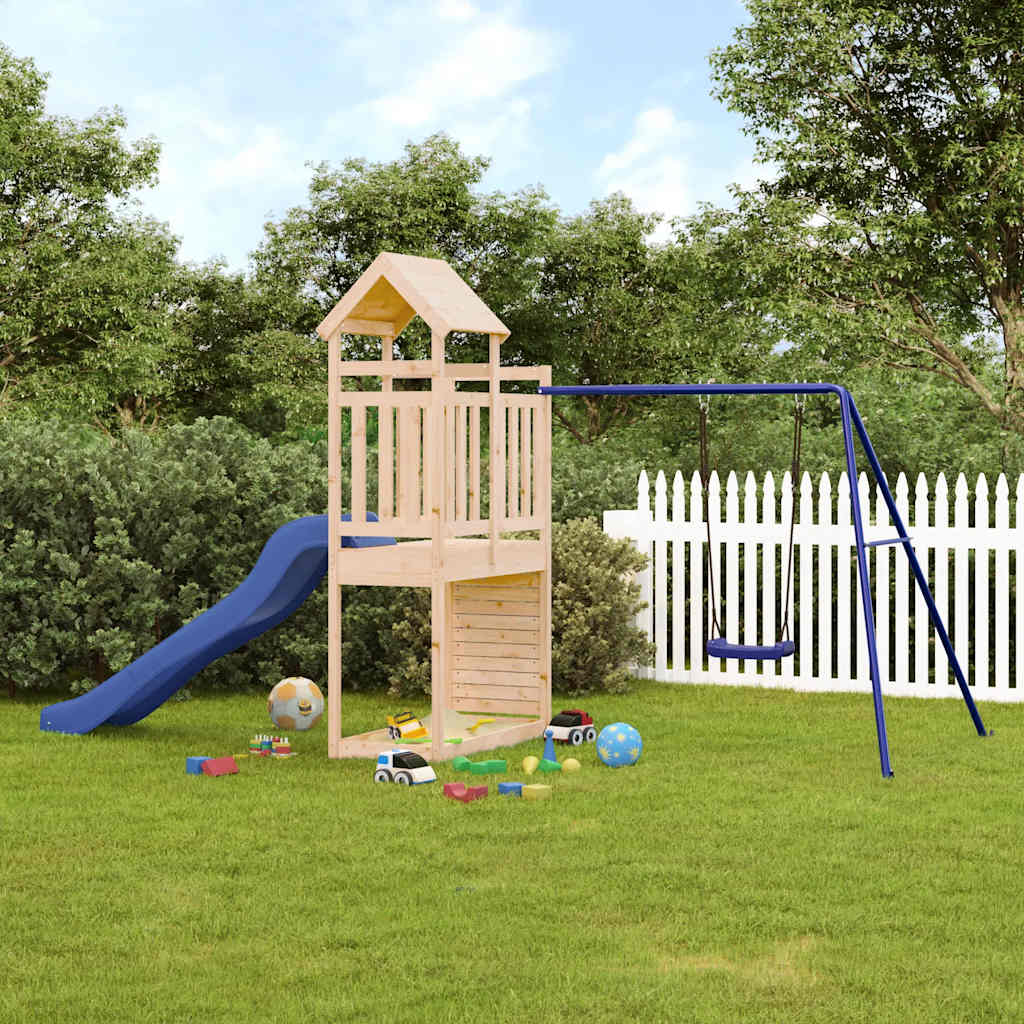 vidaXL Playhouse solid pine wood