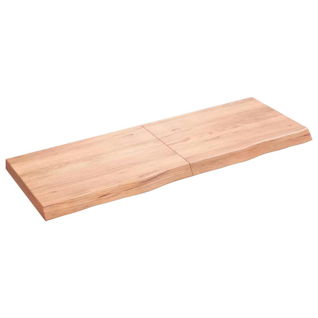 vidaXL Tafelblad 60x40x2 cm onbehandeld massief eikenhout